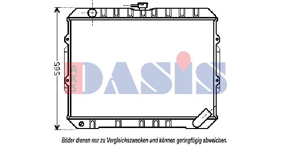 AKS DASIS Radiators, Motora dzesēšanas sistēma 140086N